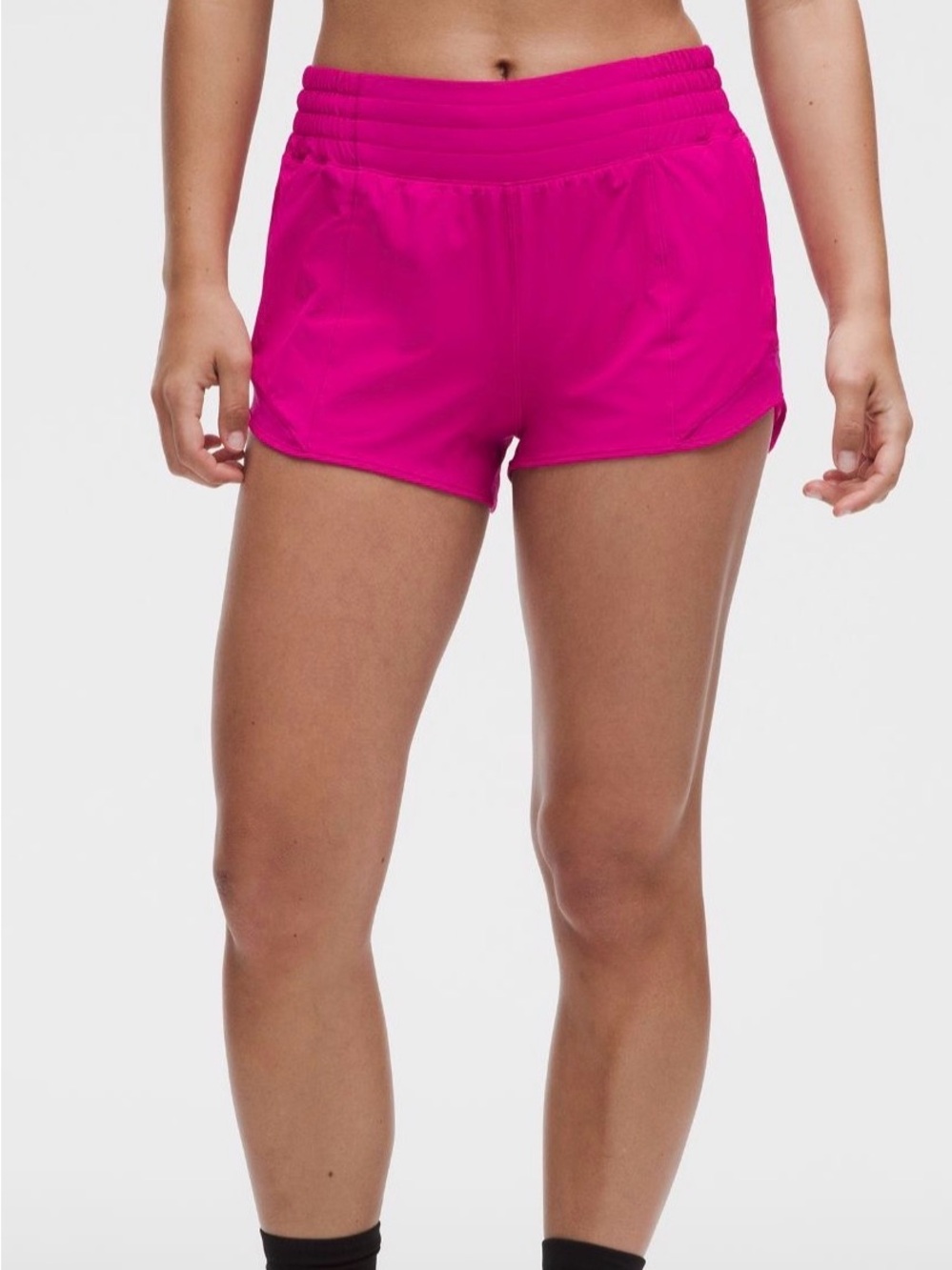 Sonic Pink Hotty Hot Shorts (2.5 high rise)